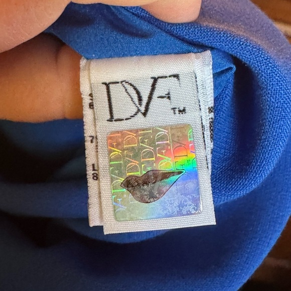 Diane VonFurstenburg Dress Size 8 Royal Blue Formal Party Cocktail - Picture 8 of 12